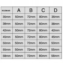 Cone air filter for a motorcycle engine, 58 mm