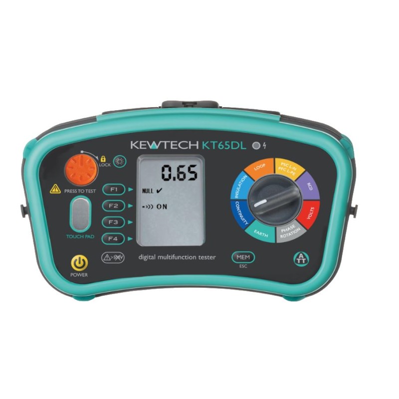 1 pcs - Kewtech Corporation KT65DL Multifunction Tester, 100V , Earth Resistance Measurement With USB