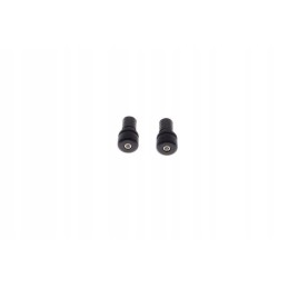 Handlebar weight ends 14 26mm black aluminum grooved