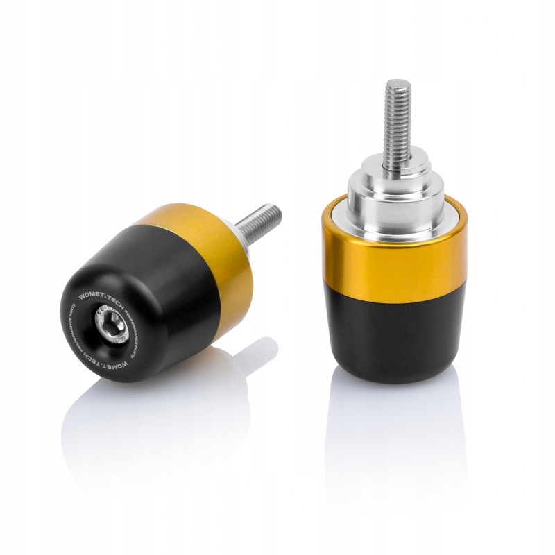 Womet tech gold handlebar ends honda vfr vtr