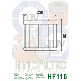 Hiflo HF116 oil filter