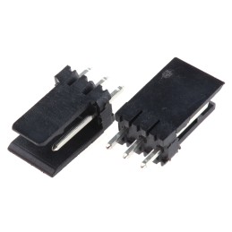 1000 pcs - Stelvio Kontek 475 Series Straight Through Hole PCB Header, 3 Contact(s), 2.54mm Pitch, 1 Row(s), Shrouded