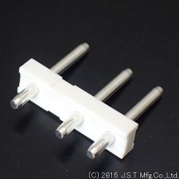 50 pcs - JST V Series Top Entry Through Hole Pin Header, 3 Contact(s), 5.0mm Pitch, 1 Row(s), Unshrouded