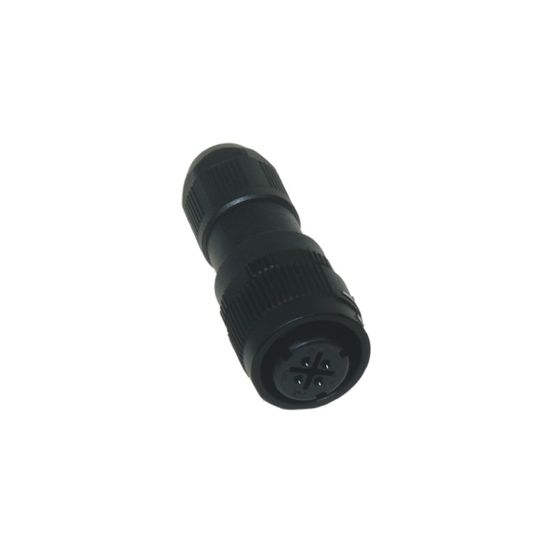 1 pcs - Hirose Circular Connector, 10 Contacts, Cable Mount, Miniature Connector, Plug, Female, IP67, IP68, HR34B Series