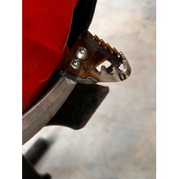 The end of the rear brake lever is 3mm Mitigator Sheroco