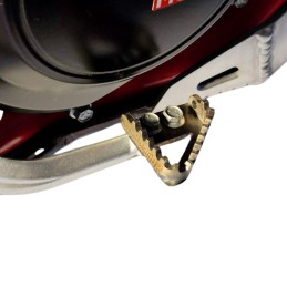 The end of the rear brake lever is 3mm Mitigator Sheroco