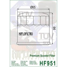 Oil filter hiflofiltro hf 951 honda nss300 sh 300