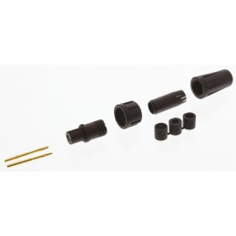 1 pcs - Switchcraft Circular Connector, 2 Contacts, Cable Mount, Plug, Female, IP68, IP69K, EN3 Series