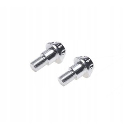 Silver handlebar weight ends for Yamaha M16x1 5