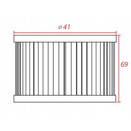 Air filter emgo honda hfa 1917