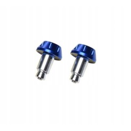 Blue weight handlebar tip