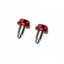Red weight handlebar tip