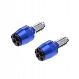 Blue handlebar tip