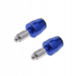 Blue handlebar tip
