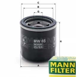 Mann filter oil filter for suzuki inazuma 250