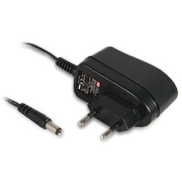 1 pcs - MEAN WELL 6W Plug-In AC/DC Adapter 18V dc Output, 330mA Output