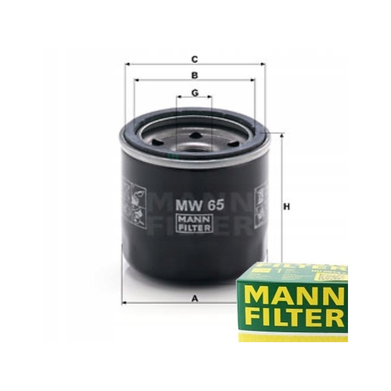 Mann filter oil filter for suzuki gsr 750
