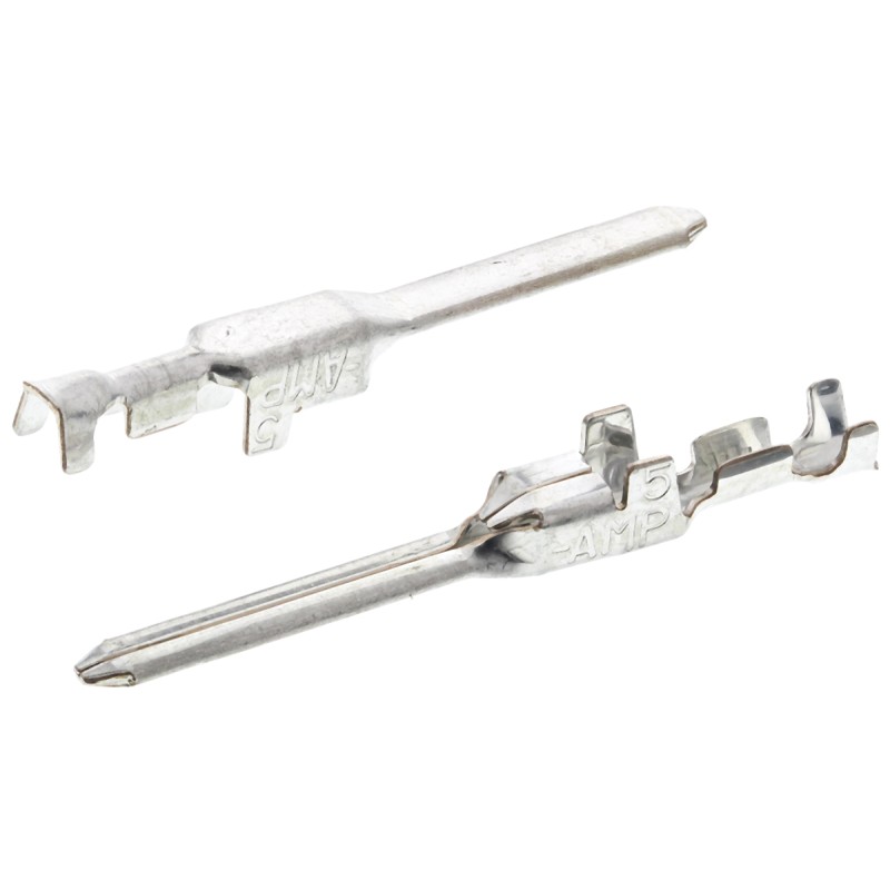 50 pcs - TE Connectivity Dynamic 3000 Series Male Crimp Terminal, 28AWG Min, 24AWG Max