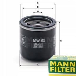 Mann filter oil filter for suzuki gsx 750