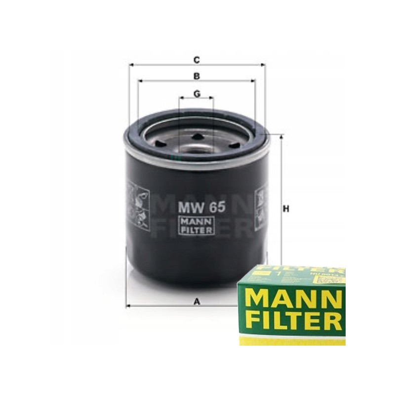 Mann filter oil filter for suzuki gsx 750
