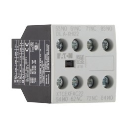 1 pcs - Eaton Auxiliary Contact, 4 Contact, 2NC + 2NO, Front Mount