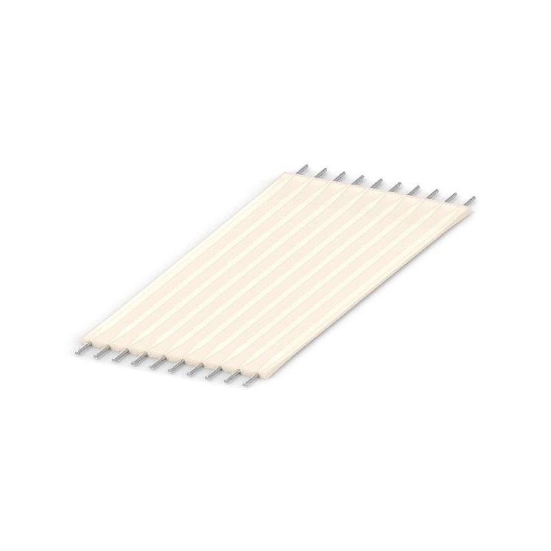 1000 pcs - TE Connectivity Jumper Flat Flexible Strip Jumper 10 Way 1 Row 2.54mm Pitch