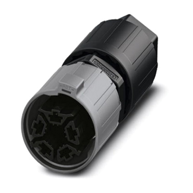 1 pcs - Phoenix Contact Circular Connector, 5 Contacts, Cable Mount, IP66, IP68, IP69K, QPD Series