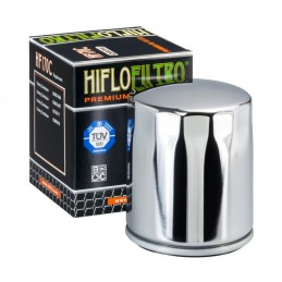 Filter ol hd motor chrome hiflofiltro hf170c oil filter chrome harley