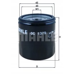 Mahle OC1379 Harley Davidson oil filter
