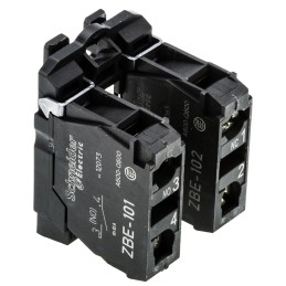1 pcs - Schneider Electric Harmony XB5 Series Contact Block, 1NO + 1NC