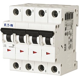 1 pcs - Eaton xEffect MCB, 4P, 32A Curve C, 230 - 400V AC, 6 kA Breaking Capacity