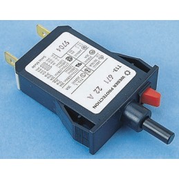 1 pcs - Schurter Thermal Circuit Breaker - T13 Single Pole 240V ac Voltage Rating, 1A Current Rating