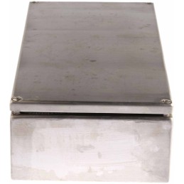 1 pcs - RS PRO Unpainted Stainless Steel Terminal Box, IP66, 300 x 80 x 150mm