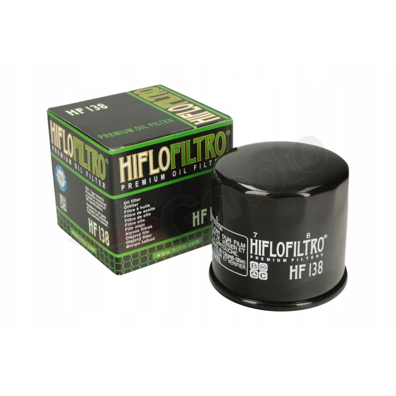 Oil filter hiflofiltro hf 138 suzuki gsx r gsx dl sv gz gsf lt a lt fc vs