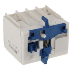 1 pcs - Schneider Electric Auxiliary Contact, 2 Contact, 1NC + 1NO, Front Mount, TeSys