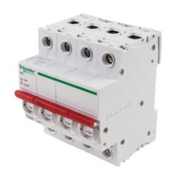 1 pcs - Schneider Electric 4P Pole Isolator Switch - 125A Maximum Current