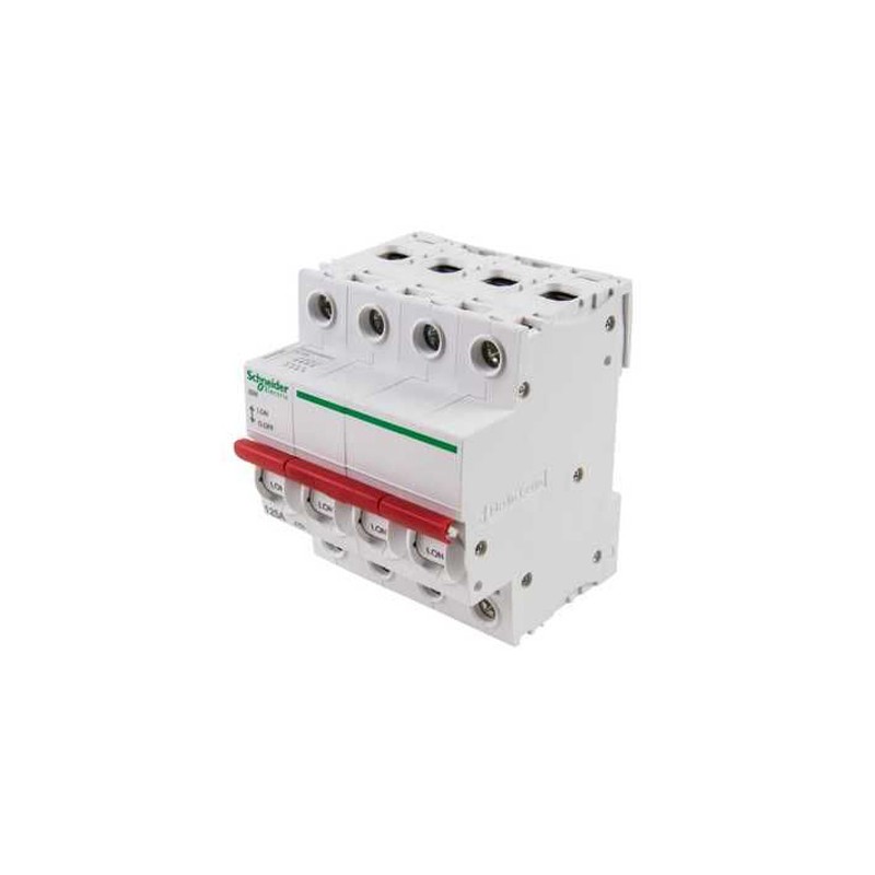 1 pcs - Schneider Electric 4P Pole Isolator Switch - 125A Maximum Current