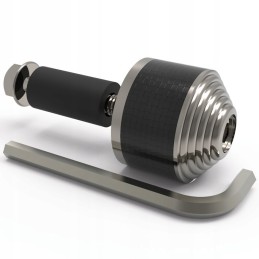 Oxford silver handlebar weights set