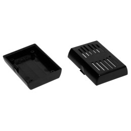 1 pcs - RS PRO Black ABS Enclosure, 65.5 x 46.5 x 26.5mm