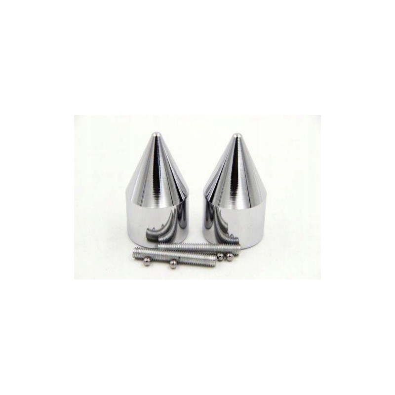 Chromed handlebar ends suzuki gsxr 2076 cone