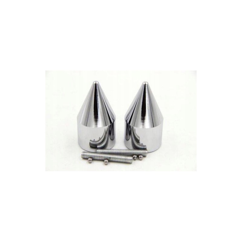 Chromed handlebar ends suzuki gsxr 2076 cone