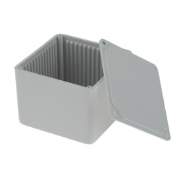 1 pcs - CAMDENBOSS 2000 Series Grey ABS Enclosure, IP54, Grey Lid, 55 x 55 x 42mm