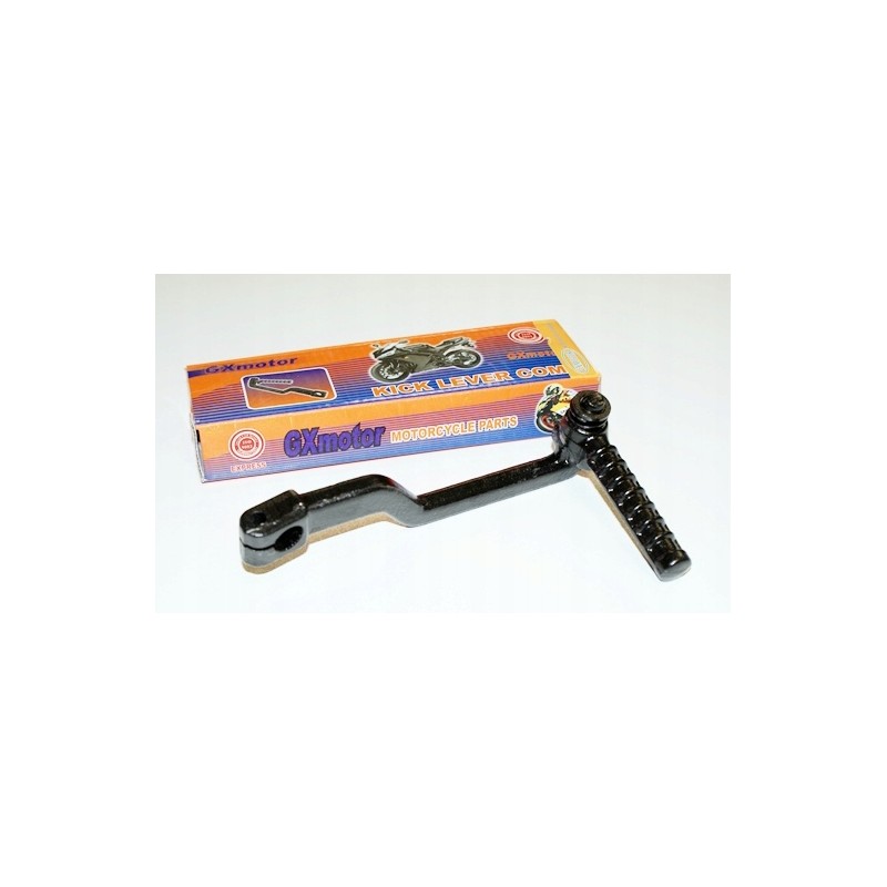Foot start, kick start lever, 4t, black
