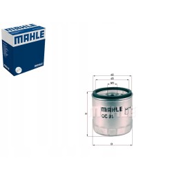 Oil filter mahle oc91d bmw r1100 s r850 r