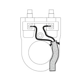 1 Bag of 5 - French / German Mains Plug, 6A, Cable Mount, 230 V ac