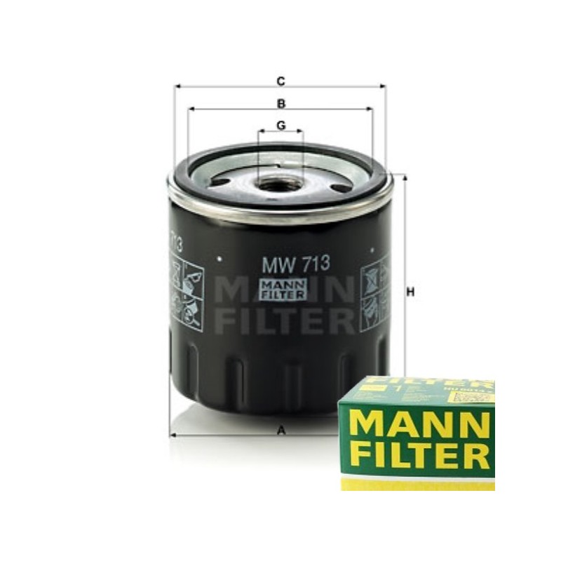 Oil filter for Ducati Monster 1100 620 696 S2R