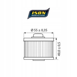 Premium oil filter ison hf145 yamaha xt xv xvs