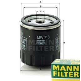 Oil filter for Cagiva Alazzurra 350 650