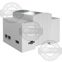 1 pcs - Italtronic Solid Top Enclosure Type, ABS, Polycarbonate DIN Rail Enclosure Kit