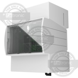 1 pcs - Italtronic Solid Top Enclosure Type, ABS, Polycarbonate DIN Rail Enclosure Kit
